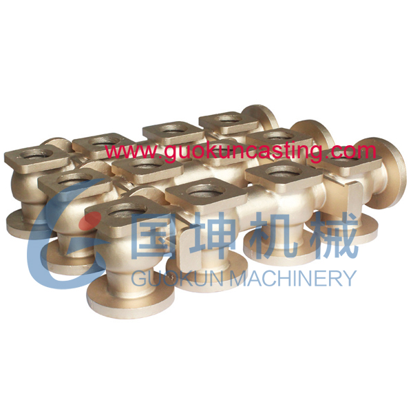 ZCuSn10Zn2 bronze casting valve