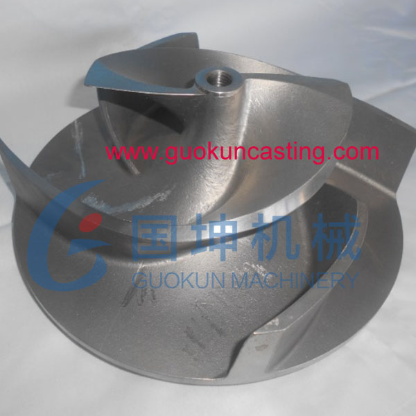 steel casting pump impeller